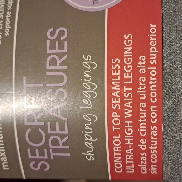 Secret Treasures women's L / XL Control Top Seamless Maximum Support leggings - Picture 5 of 5